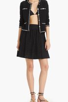 KENDRA LOGO LACE CARDIGAN