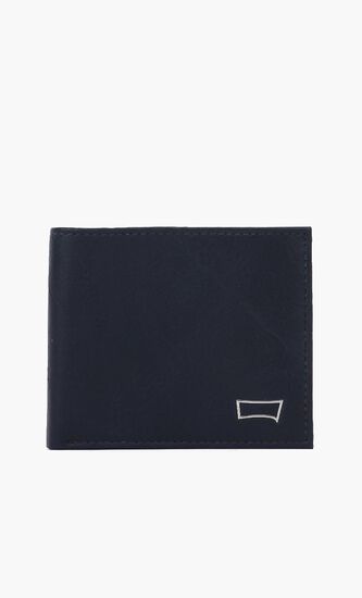 Metal Logo Bi-Fold Wallet