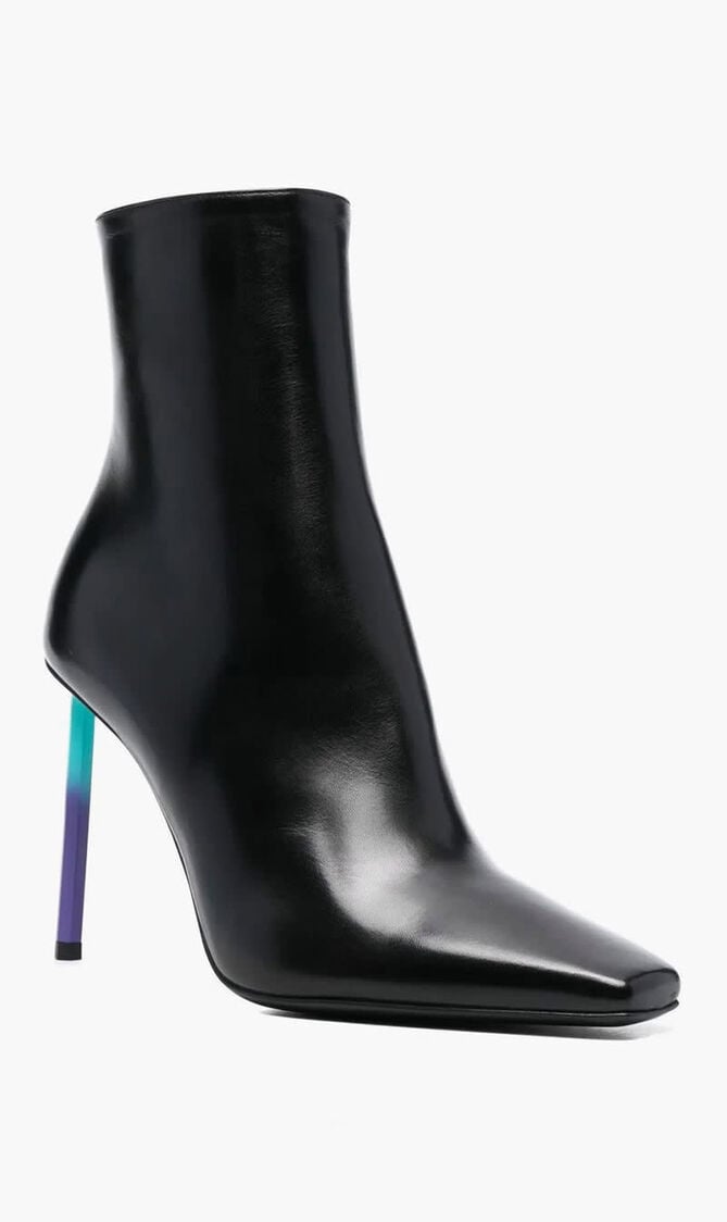 NAPPA GRAD HIGHALLEN ANKLBOOT BLACK BLUE NAPPA GRAD HIGHALLEN ANKLBOOT BLACK BLUE