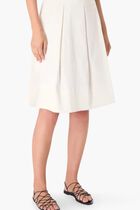 London Pleated Midi Skirt