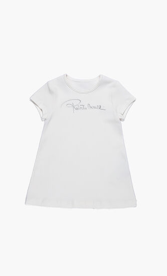 Logo Print Jersey Dress