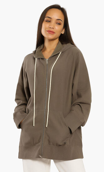 Melba Hooded Zip Jacket