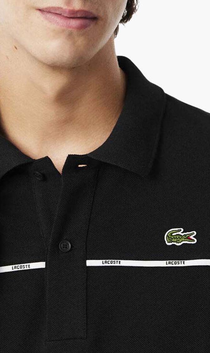 Regular Fit Logo Trim Polo Shirt