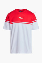 CUT AND SEW COLOUR BLOCK TEE FLAT PRINT
