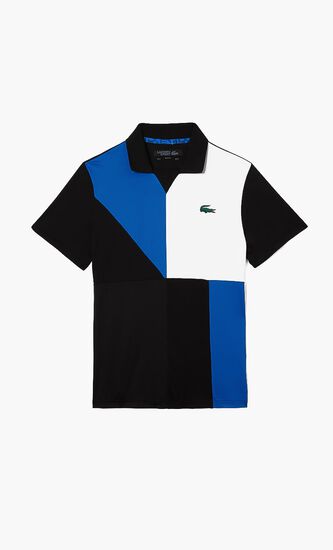 Colourblock Ultra-dry Piqué Tennis Polo Shirt