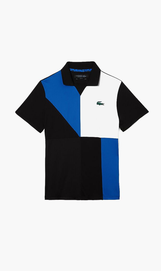 Colourblock Ultra-dry Piqué Tennis Polo Shirt