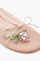 Embellished Flower Mesh Ballerinas Embellished Flower Mesh Ballerinas