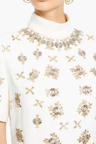 Crystal Embellished Midi Dress