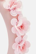 PINK SATIN 3D FLOWER HEADBAND