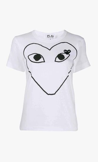 PLAY Heart Outline T-shirt