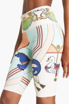 Weightless Printed Long Bike Shorts