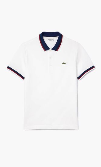 Regular Fit Contrast Collar Polo Shirt