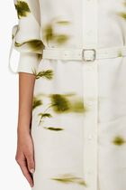 Blossom Print Midi Shirt Dress
