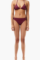 Monogram Burgundy Bikini Bottom