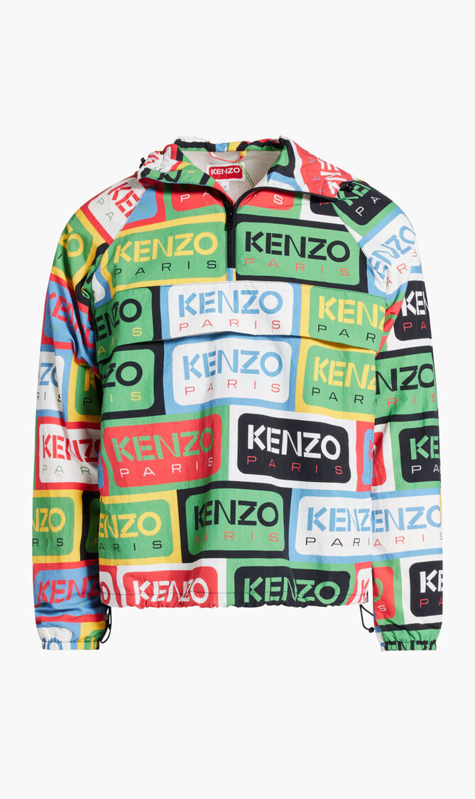 KENZO LABEL PACKABLE ANORAK