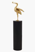 Heron Column  Large Black