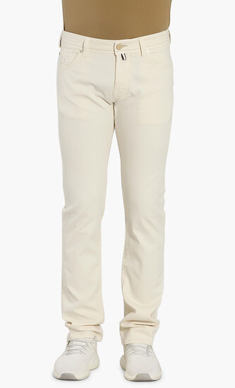 Button Fly Stretch Jeans