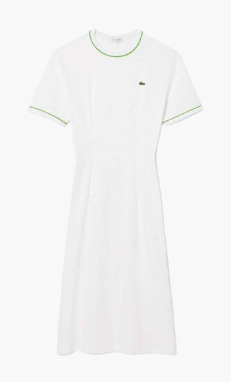 Trim Accent Jersey T-shirt Dress