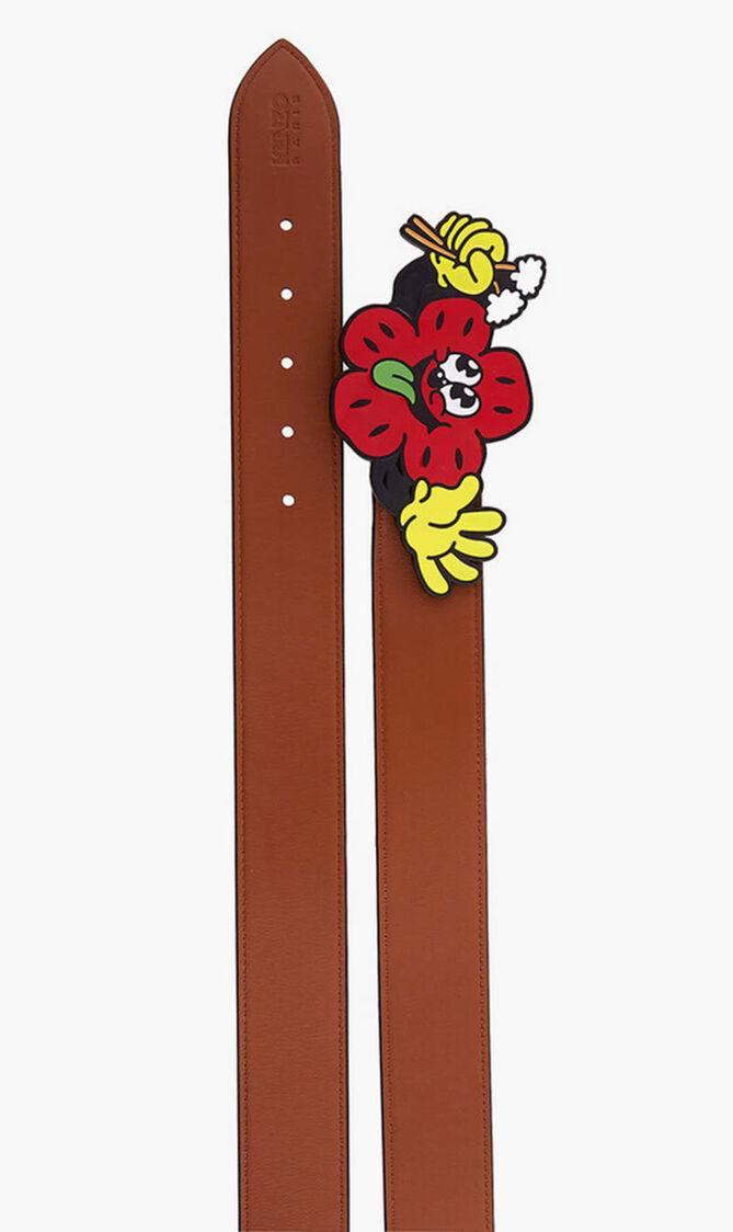 KENZO BUCKLE LARGE REVERSIBLE BELT