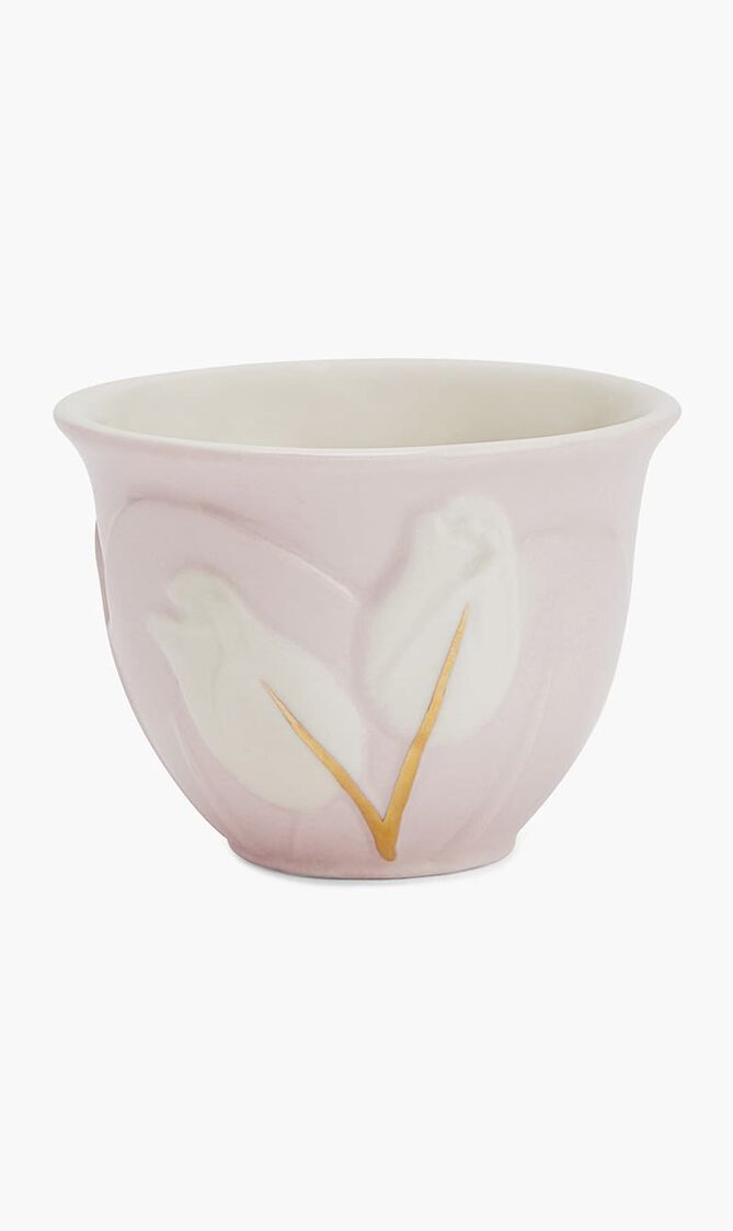 Tulip Arabic Coffee Cup Pink