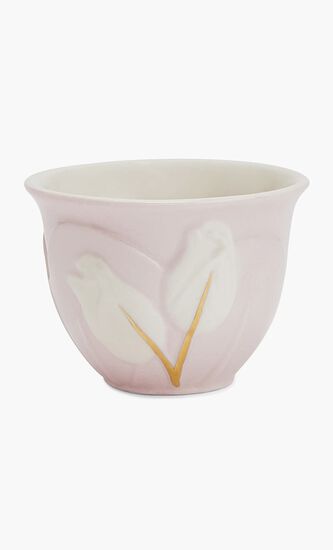 Tulip Arabic Coffee Cup Pink