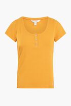 Karlee Jewel Button Henley T-shirt