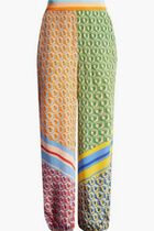 Cashew Mixed Scarf Print Joggers