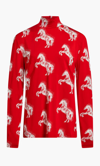 PIXEL HORSE HIGH NECK TOP