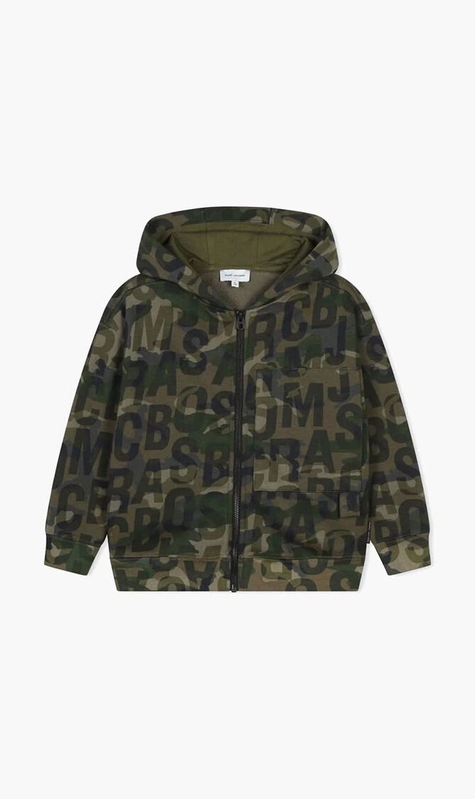 Camouflage Printed Hoodie