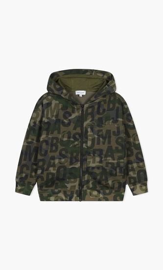 Camouflage Printed Hoodie