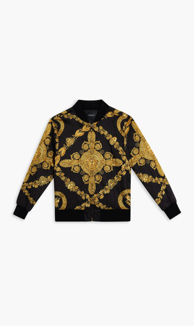 Quilted Bomber Jacket