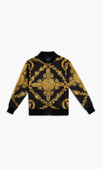 PADDED JACKET MASCHERA BAROQUE POLY TWILL