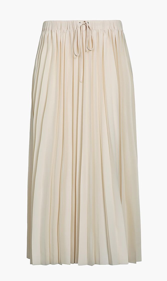 Pleated Midi Skirt