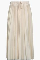 Pleated Midi Skirt