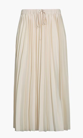 Pleated Midi Skirt