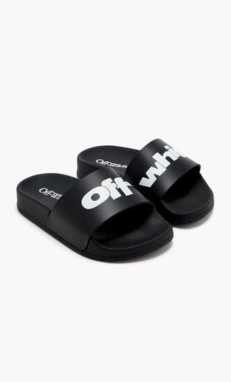 Pool Slider Black - White