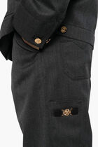 INFORMAL PANT WOOL TWILL MOULINE FABRIC