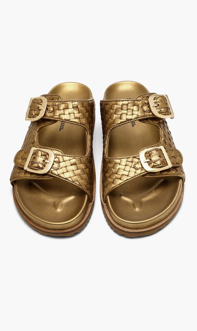 Double Buckle Sandals