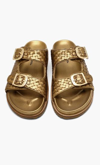 Double Buckle Sandals