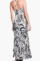 Zebra Print Lydie Maxi Dress