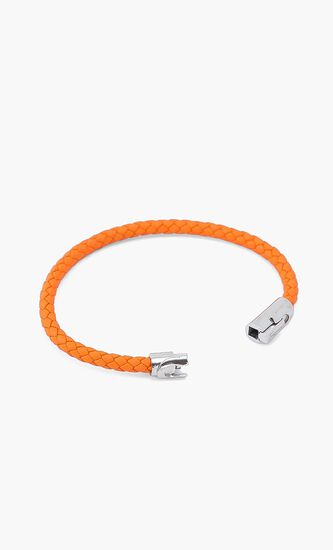 Gancini Leather Bracelet