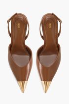 SAVANNAH GOLD TIPPED SLINGBACK PUMPS