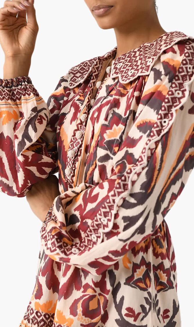 Toucans Scarf Mini Dress