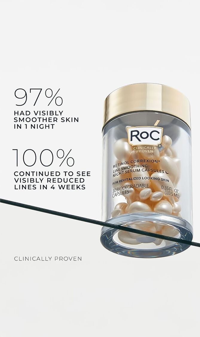 Retinol Correxion Line Smoothing Night Serum Capsules