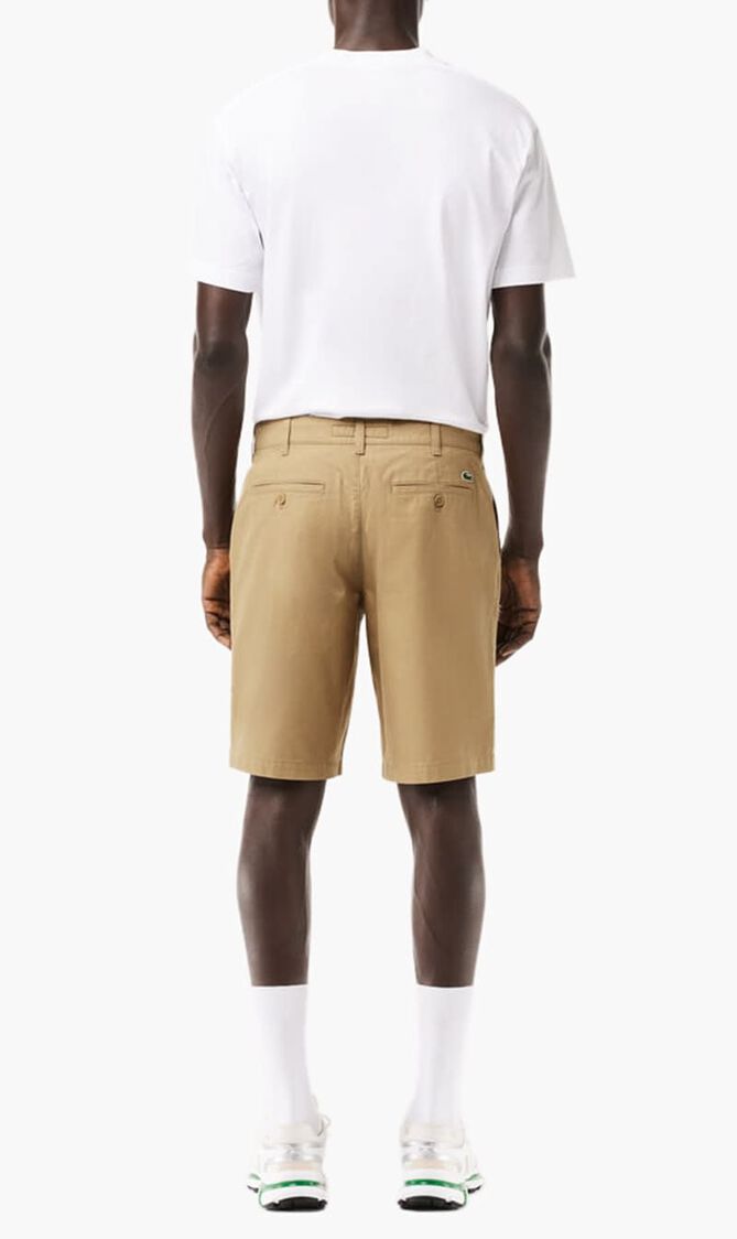 Cotton Gabardine Chino Bermuda Shorts