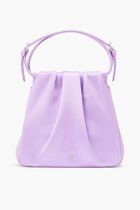 VITTORIA CRYSTAL SATIN VIOLET + WHITE CRYSTALS + SILVER HARDWARE