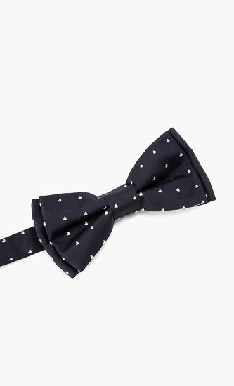 Heart Printed Bow Tie
