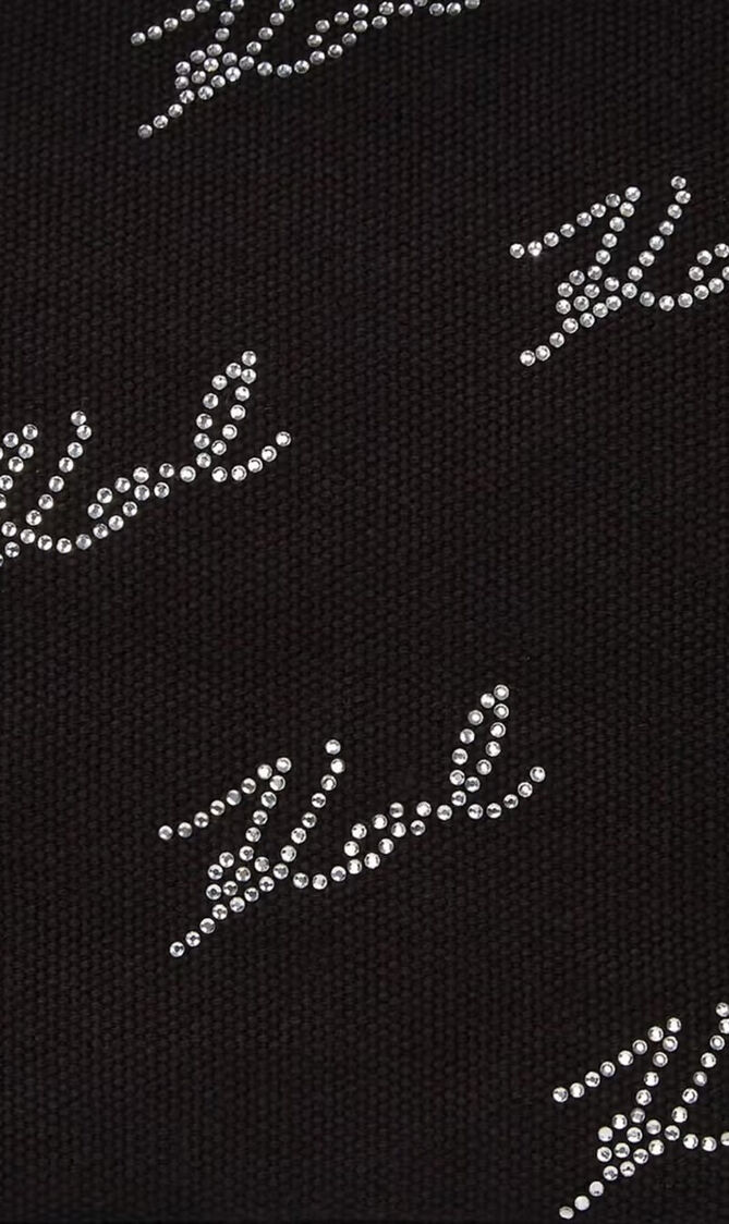 K/Signature Sm Rhinestone Shopper Bag