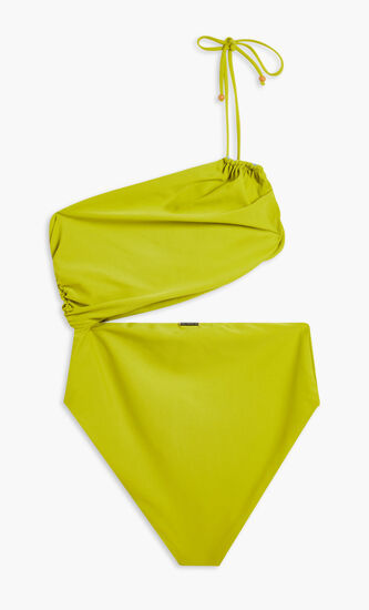 MARISSA ONE PIECE-ONE SHOULDER ONE PIECE WITH SIDE CUT-OUT AND MID-LEG OPENING