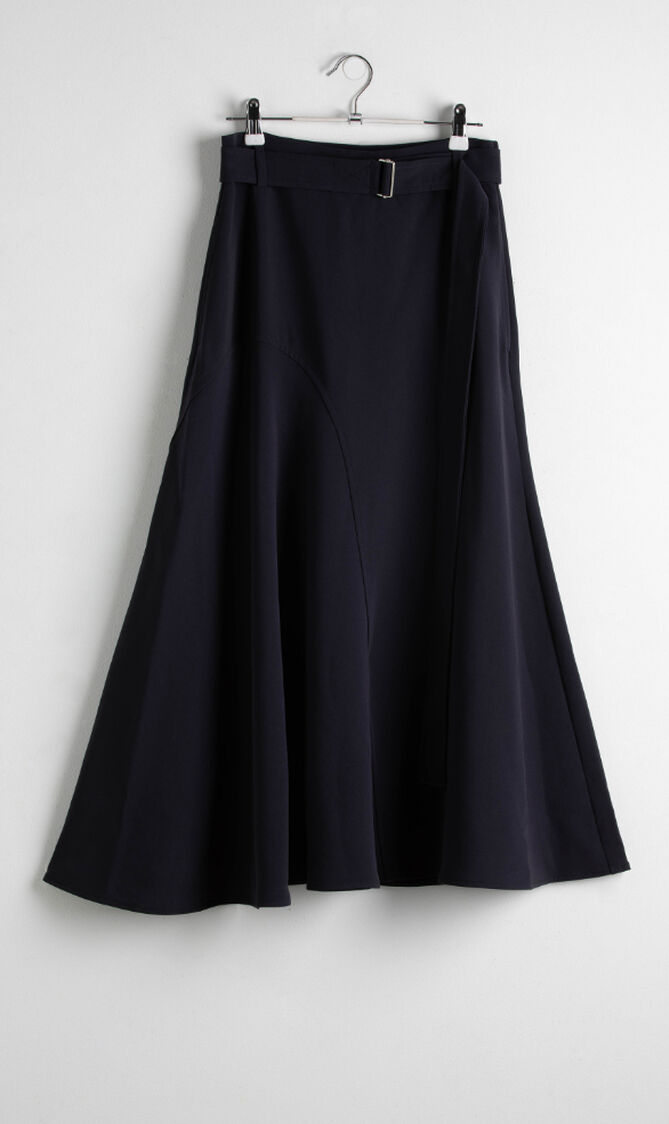 Elvira Navy A-Line Skirt